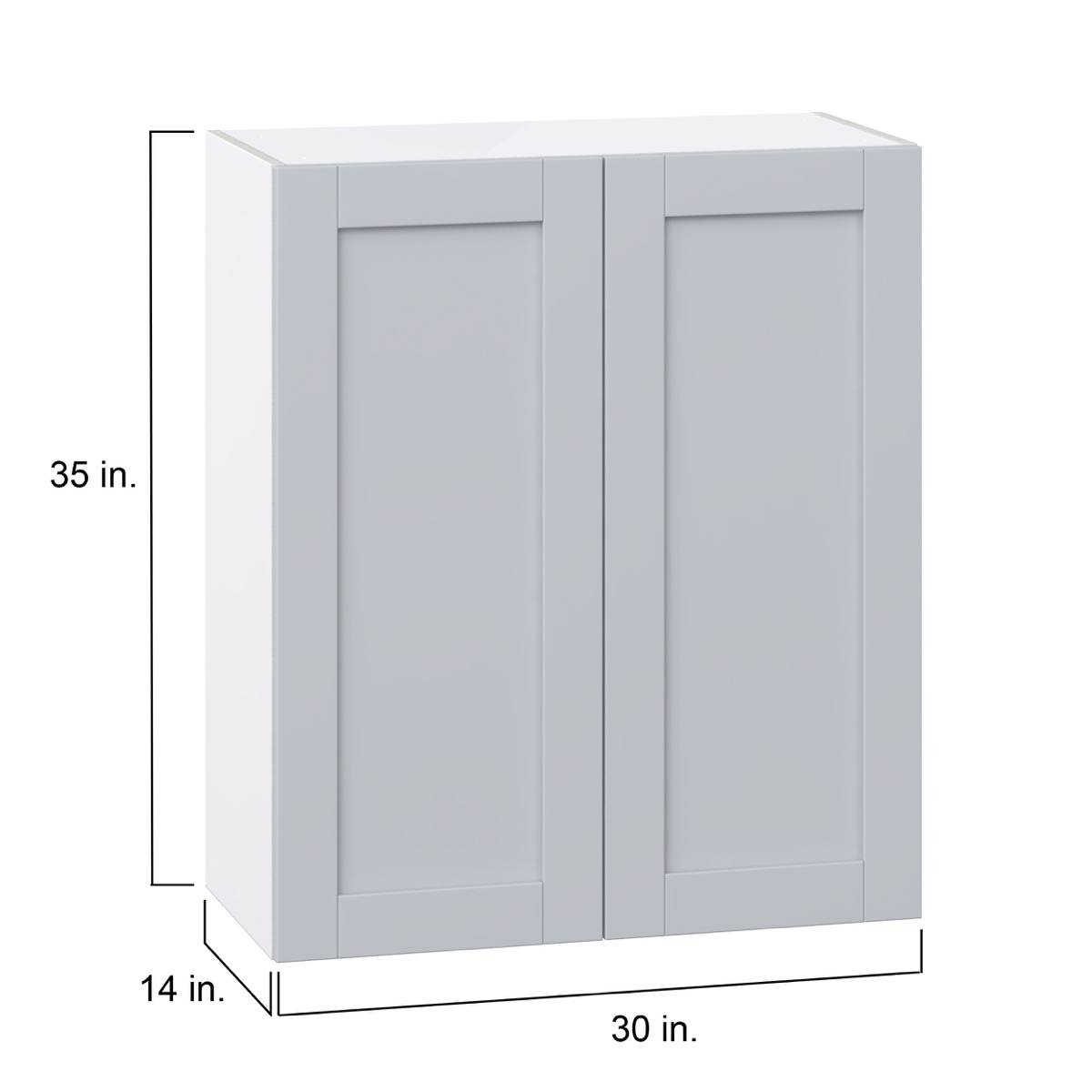 Cumberland Wall Cabinet with 2 Doors, 2 Shelfs (30